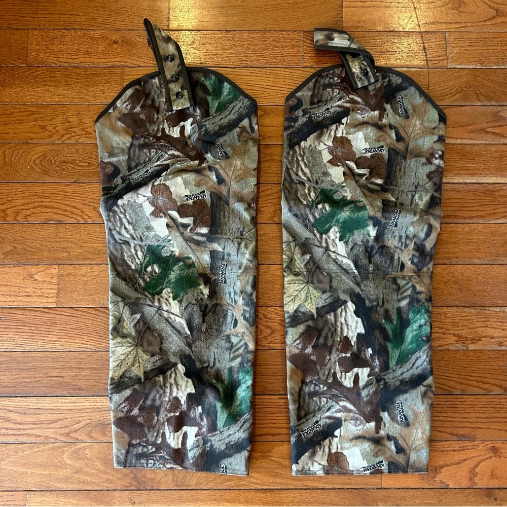 80s Rattlers Snake Protection Chaps Advantage Camo Cordura Nylon Regular Vintage
